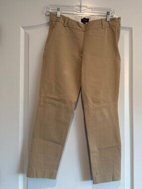 Aritzia Babton Beige Cropped Pant | Size 4